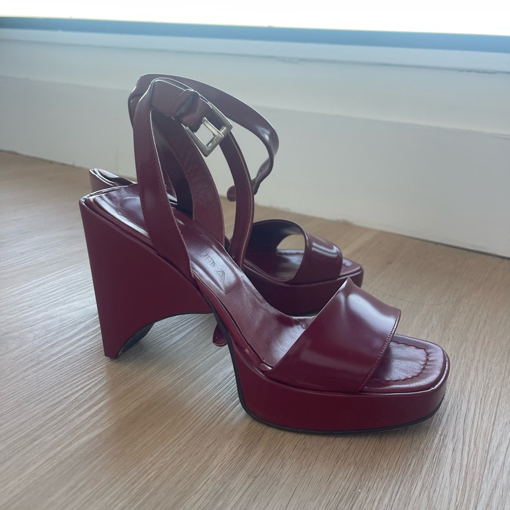 RARE Vintage Prada Platform Sandals